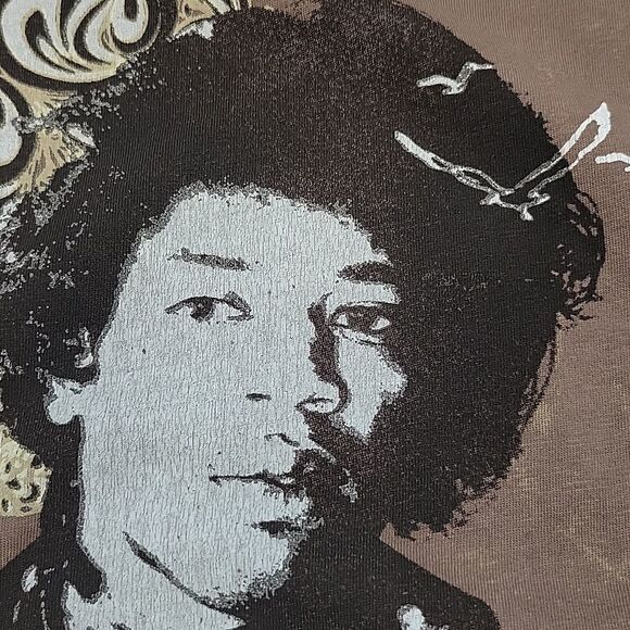 Rock & Roll Hall of Fame Authentic Jimi Hendrix Graphic Tee-shirt Size Medium - Picture 11 of 13